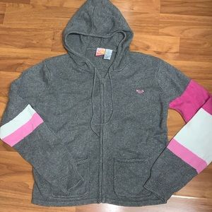 Roxy Knit Zip Front Hoodie